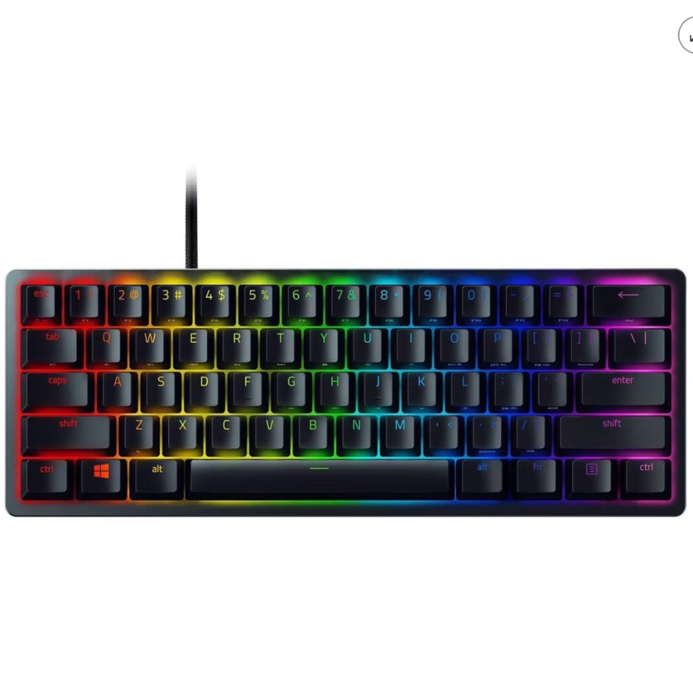 RAZER Huntsman Mini Gaming Keyboard 60% Optical Light and Instant Black